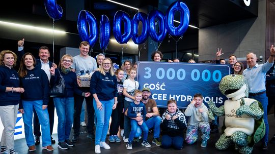Hydropolis powitało 3-milionowego gościa