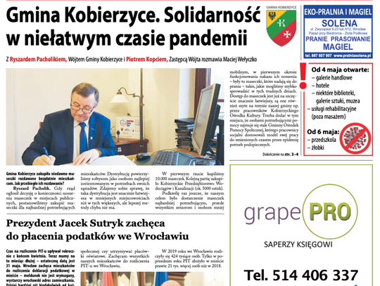 Aktualny numer Gazety Sąsiedzkiej w wersji elektronicznej