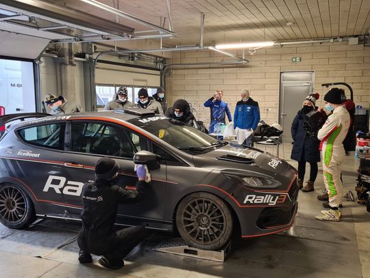 Hubert Laskowski, nastoletni kierowca z Kobierzyc sprawdził Fiestę Rally3 na zaproszenie M-Sport