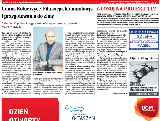 Najnowsze (124) wydanie Gazety Sąsiedzkiej w wersji eletronicznej