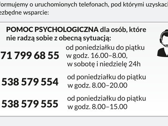 Wrocław. Rusza bezpłatna pomoc psychologiczna